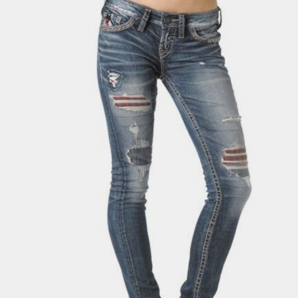 Reserved for Stefanie Silver Aiko Jeans